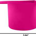 Waxness Non-Stick Silicone Bowl Insert for Wax Warmers Pink, Fits 5.5 lb Warmers, Easy Clean Flexible Wax Pot Liner for Professional Use.