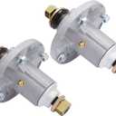 2PCS Deck Spindle Assembly - Replace for John Deere 100 Series 42", 54" Deck Lawn Tractors - L100-L130, LA105-LA175, D100-D170, E100-E180, S100-S160, X100-X140 Since 2006 - with Zerk & Bolts