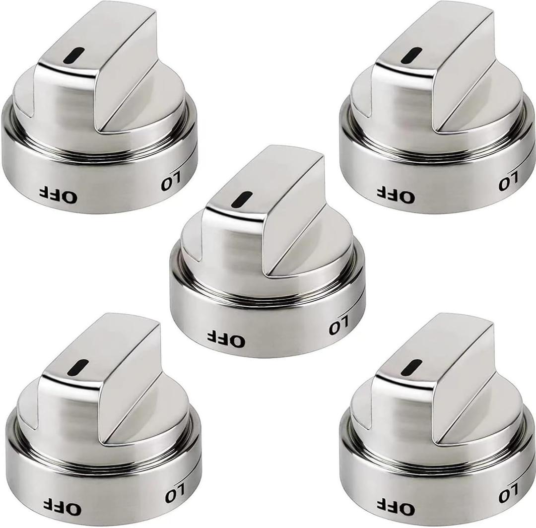 AEZ73453509 Oven Knobs for Lg Stove Knob Compatible with Lg Oven Knobs LRG3036ST, LRG3095ST, LRG3091ST, LRG3094ST, LRG3035ST and LDG3036ST Replace AEZ72909008 AP5669773 2347547 PS7321756(5 Packs)
