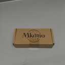 Mkono 8 Pack Shelf Brackets Black Heavy Duty Metal Hidden L Bracket for Shelves Support, Minimalistic Floating Shelf Bracket 6 Inch Rustic Industrial Wall Shelf Brackets