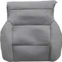 Driver Bottom Cloth Seat Cover for Chevy Silverado 1500 2014-2018, Silverado 2500 2500HD 3500 3500HD 2015-2019 Dark Ash Gray (Also for Passenger Side)