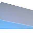 Stratiform Foam Wedge Pillow, 6 inch, for Sleeping, Acid Reflux, Snoring, Blue, Adult