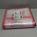 SONGMICS Large Christmas Ornament Storage Boxes, 3-Inch Balls, 8 Trays, 128 Slots, Plastic Christmas Storage Container with Lid, Dual Zippers, Side Handles, Cherry Red URFB029T01