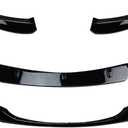 Car Front Bumper Lip Spoiler Diffuser Guard Protection Cover Compatible for BMW 1 Series E82 E88 2008-2013(Gloss Black)