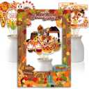 2 x Friendsgiving Party Decorations 31 PCS Friendsgiving Photo Booth Props for Friendsgiving Thanksgiving Party Supplies (Friendsgiving)