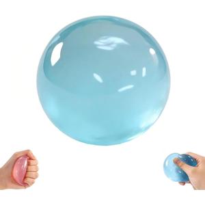 Coconut Oil Squishy, Coconut Oil Stress Ball Super Soft, Handmade Slow Rising Fidget Squeeze Toy for Stress Relief, Squeeze the Stress Away (Blue)