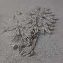 8.5 FT Snowflake Lights with 6 Drops, 100 Counts Clear Blubs Christmas String Lights, Plug in & Connectable Icicle Fairy Curtain Light Set for Xmas Home Indoor Outdoor Party Wedding Decorations