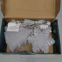 BLOOMWIN Christmas Window Lights Indoor - 2M 160 LED Christmas Window Decorations, Snowflake Curtain Hanging Fairy String Icicle Lights for Xmas Noel Bedroom Holiday Home Outdoor, RGB USB (Multicolor)