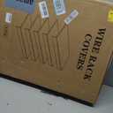 Wire Shelf Covers, 5Pcs 24"x16" Inch Shelf Covers for Wire Shelving, 0.39 Inch Thick (Not Wood), Moisture Resistant Wires Rack Cover with No Installation for Pantry, Closet, Kitchen