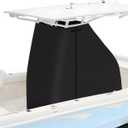 Yexcend T-Top Center Console Cover for Boat, 600D Heavy Duty Waterproof Tear-Resistant Polyester T Top Boat Cover, Black(82" L x 54" W x 72" H)