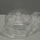 Cake Stand with Dome Cover, 6-in-1 Multi-Purpose Use, Cake Stand with Lid, Serving Platter, Punch Bowl, Desert Platter and More, BPA Free