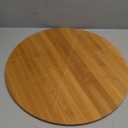 18" Pizza Cutting Board Extra Large Round Cutting Boards Double Sided 2XL 18inch Tray Pizza Oven Accessories Prep Board Paddle Wooden with Cutting Grooves Circular Circle Bamboo Serving Platter