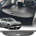 Cargo Cover for 2025 2026 Hyundai Ioniq 9 Accessories, (Leather) for Hyundai Ioniq 9 2026 Accessories 2025 Retractable Trunk Cover Shield Shade Privacy Screen Security Shielding Shade