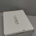 Lauren Ralph Lauren Women's Allie Bow-Trim Satin Sandals Silver/ Velvet Stones, 11 Medium