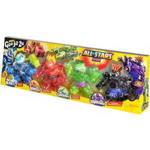 Heroes of Goo Jit Zu Special Edition All Stars 4 Pack - Tyro, Blazagon, Shredz, Ultra Rare Corruptagon, Yellow