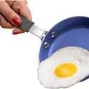 Granitestone Blue Mini Nonstick Egg Pan & Omelet Pan  5.5 Single Serve Egg Nonstick/Skillet, Diamond Infused, Small Frying Designed for Eggs Pancakes, Non Toxic, Dishwasher Safe