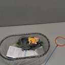 GarveeHome Fish Tank Aquarium, Smart Aquarium Starter Kits with Filter LED Light Silent Water Pump, Self Cleaning System High-Transparency Glass Decorate Water Plants and Sand (28*15*17cm)