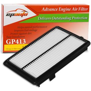 EPAuto GP413 (CA11413) Engine Air Filter Replacement for Acura RDX (20132018)  Rigid Panel Filter for Improved Engine Protection and Performance