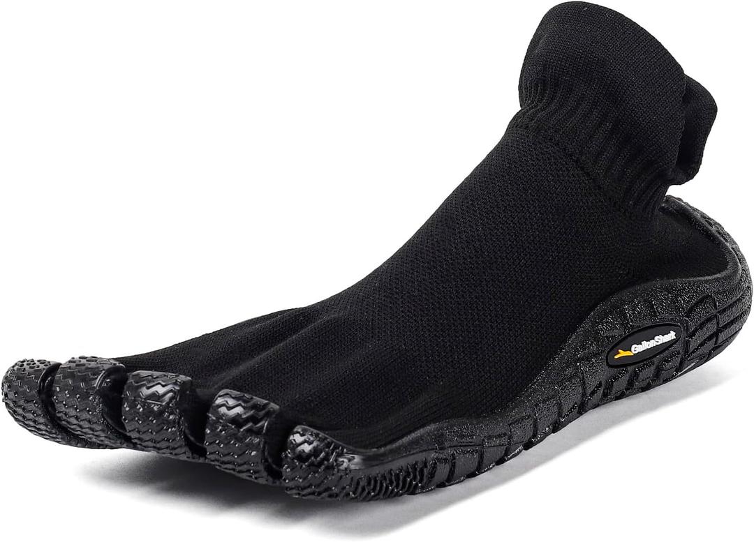 Barefoot Magic Claw Five Finger Shoes Home Essentials Sock Shoes Multi-Purpose & Ultra-Portable Water Footwear (9 Women/11 Men, Black)