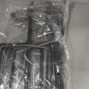 72" Shepherds Hooks for Outdoor, Heavy Duty Bird Feeder Pole with 7 Base Prongs, Adjustable Garden Hanging Holder for Bird Feeders, Solar Light Lanterns, Garden Plant Hanger Stands, 2 Packs