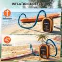 Electric Paddle Board Pump, High Pressure SUP Pump with Inflation & Deflation, Auto-Off, 12V DC Car Connector Portable Air Pump for Inflatables and Kayaks