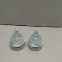 Breast Milk Baby Bottles for Newborn Baby PPSU Anti Colic Infant Bottles Wide Neck Breast-Like Nipple Slow Flow Breastfeeding Toddler Bottles-2pack (2.5oz/pc Blue)