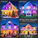 CETELUMA 400Ft Permanent Outdoor Lights for House Waterproof, IP67 LED Eave Lights with App/Remote Control, Outdoor Permanent led Lighting for House Roof Decor,Christmas,Party,All Holiday and Daily