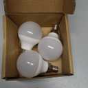 Flaspar G45 Ceiling Fan Light Bulbs, 60W Equivalent 6W E12 LED Candelabra Base Bulbs Small Bulb, Warm White 3000K, A15 Globe Shape Bulb 600LM, Non-Dimmable, 3 Pack