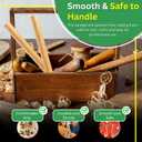 2 x Perfect Stix Wooden Craft Dowels, 3/16 Inch Thick, 1-3 Inch Length, 200 Count