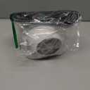 Mini Projector with WiFi and Bluetooth, 4K Support 180 Rotation, Auto Focus & Keystone Portable Projector with Built-in Apps and Speaker, Home Movie Projector Compatible with TV Stick/Phone/Laptop (White ball)