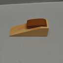 Wooden Door Stopper Non-Slip Security Wood Door Wedge with Leather Strap for Hanging Door Stopper 1Pack, in House Bedroom Office Living Room Hotel Cabin