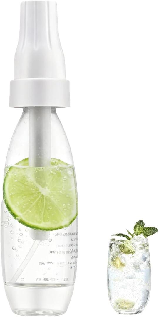 Portable Soda Maker Machine 34 Oz Sparkling Water Maker for Home Travel Instant Carbonation CO2 Cartridges Not Included