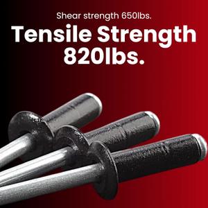 Suburban 1000pcs Pack 5/32" x 1 5/8" Blind Rivets, Stainless Steel 1.8 Grams Weight