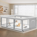 Baby Playpen, Plastic Play Pen for Babies 6-12 Months 74 * 50 in,Indoor & Outdoor Play Yard for Babies,Large Baby Gate Play Pen,Bebe Fence Play Area