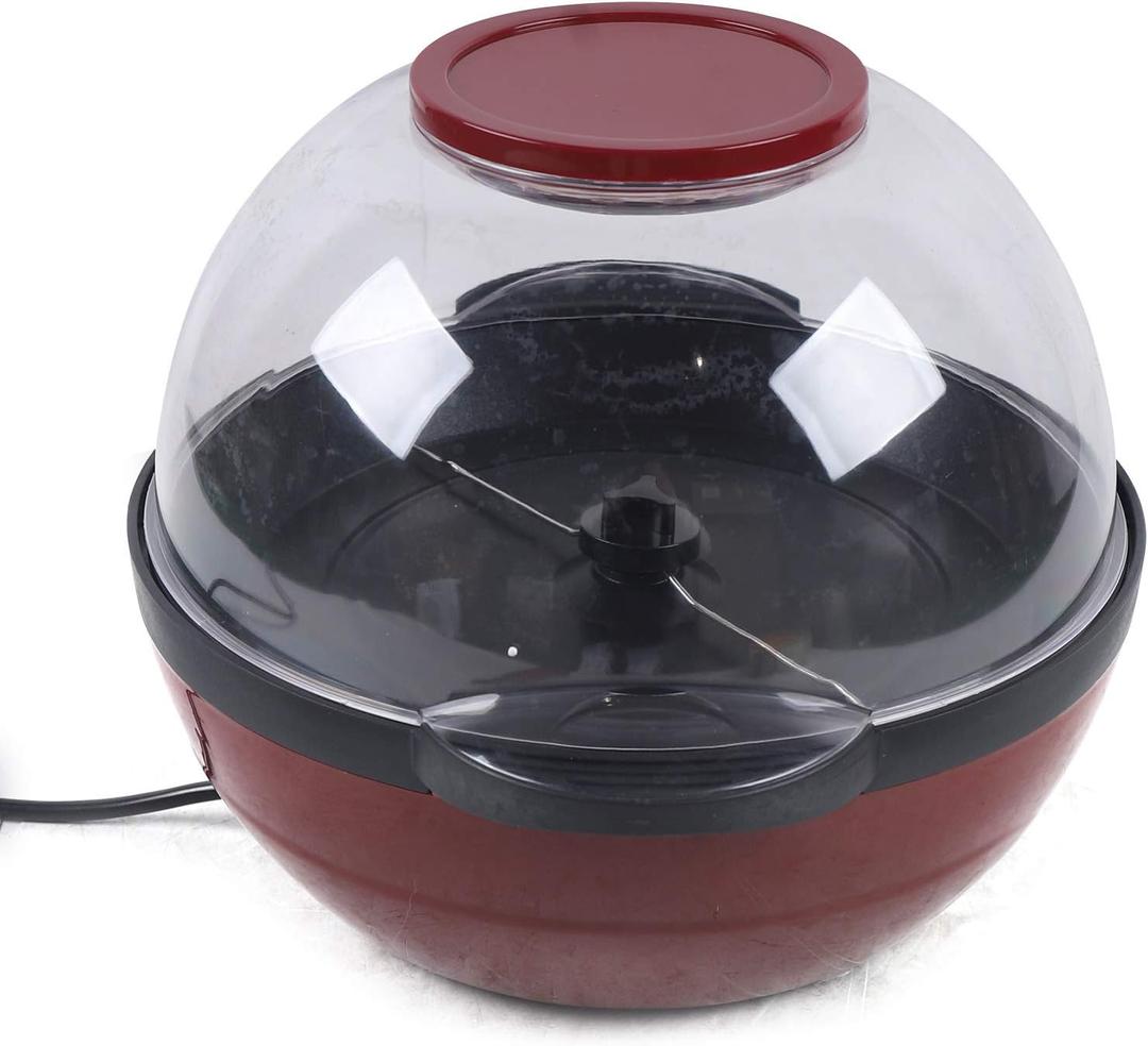 Electric Corn Popcorn Maker Automatic 850 W Popcorn Popper 5L Popcorn Machine for Home Red Popcorn Maker Machine with Sugar & Oil