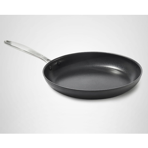 OXO Enhanced 8" Frying Pan Skillet, PFAS-Free Ceramic Nonstick, Durable Hard Anodized Cookware, Scratch Resistant, Stainless Steel Handle, Good Grips, Dishwasher & Oven Safe, Black