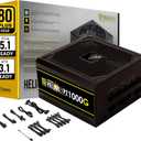 GAMDIAS PCIe 5.1 & ATX3.1 Gold 1000W Power Supply for GeForce RTX 5000 Series, 1000W Fully Modular ATX 80 Plus Gold Computer PSU for Gaming PC Desktops, Low-Noise Fan, HELIOS P2-1000G