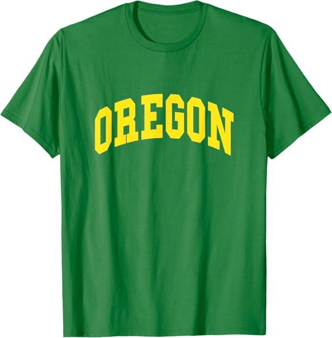 Oregon - Throwback Design - Classic T-Shirt, M