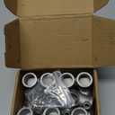 8 PCS 1/2'' Pipe Fittings 3-Way Side Outlet Elbow, DN15 Aluminum Alloy 3-Way Corner Industrial Connector Accessory for DIY Building Chairs, Shelving, Vintage Pipe Furniture