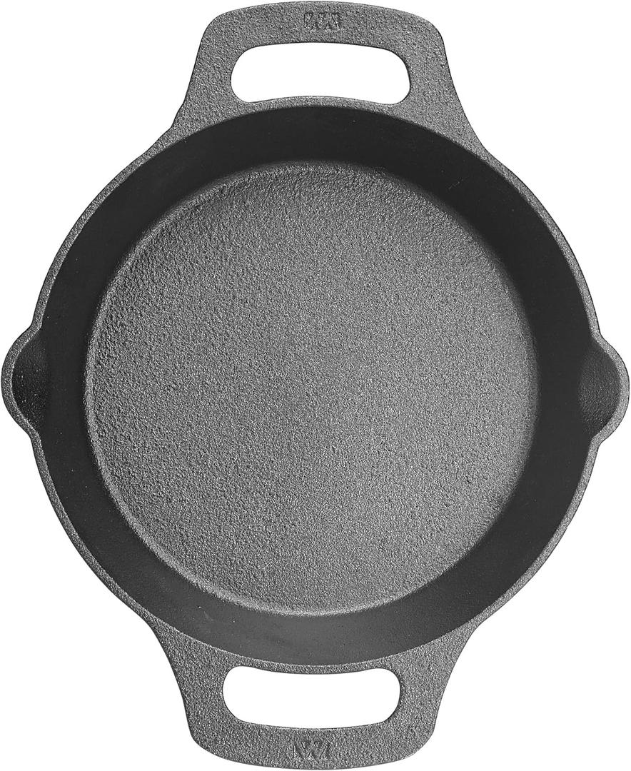 WINCO Cast Iron Skillet, Black WINCO Cast Iron Skillet, Black