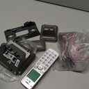 AT&T EL51203 DECT 6.0 2-Handset Cordless Phone - Full Duplex Handset Speakerphone, Caller ID/Call Waiting, Backlit Keypad & Display, Intercom, ECO Mode, White/Silver