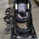 Evenflo Shyft Intuiti Travel System with Revolve180 LiteMax NXT Rotational Infant Car Seat (Fossil Gray)