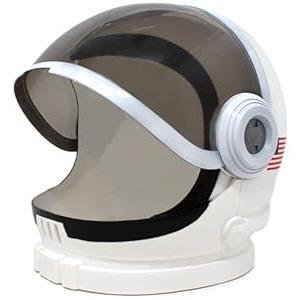 Spooktacular Creations Astronaut Helmet with Movable Visor Pretend Role Play Toy Set for School Classroom Dress Up, Role Play Accessory