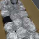 Hajoyful Plastic Jars with Lids 20Pcs 14 oz Clear Plastic Slime Storage Jars Containers with Airtight Leak Proof Black Plastic Screw On Lids Cylinder Clear Round Jar Food Grade Durable PET Jar