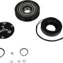 ECCPP A/C Compressor Clutch Fit for Jeep Liberty 3.7L 2002 2003 2004 2005 AC Compressor Clutch Assembly Kit Pulley Coil Set
