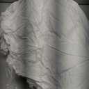 Bedsure Comforter Set Queen Size - GentleSoft 3 Pieces Double-Side Fleece Fluffy White Comforter Set, Cozy Striped Room Decor Aesthetic, Luxury Bedding Queen Size, 2 Pillowcases, 90x90 Inches (01 - Cream White)