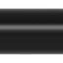 Extra Long Curtain Rod for Windows 30 to 240 inch, Heavy Duty Curtain Rods with Modern End Caps, 1 inch Black Drapery Rods Set for Outdoor Patio, Adjustable Curtain Rod for Room, Black