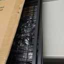 3-Pack 2' x 5.5' Grid Wall Panels Standing Wire Grid, Display Rack with T-Base Wheels Freestanding Gridwall Panel Tower for Shop, for Art Fairs Black