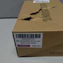 Women's Heels Strappy Ankle Strap High Heels 3.5 Inch Heeled Square Open Toe Sandals for Women (White)