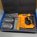 Nail Gun Cordless with Battery 4.0Ah2, 2-in-1 18 Gauge Brad Nailer & Stapler, Dual Mode Electric Nailer with 1600 Nails and Staples for Woodworking, Home Repairs & DIY